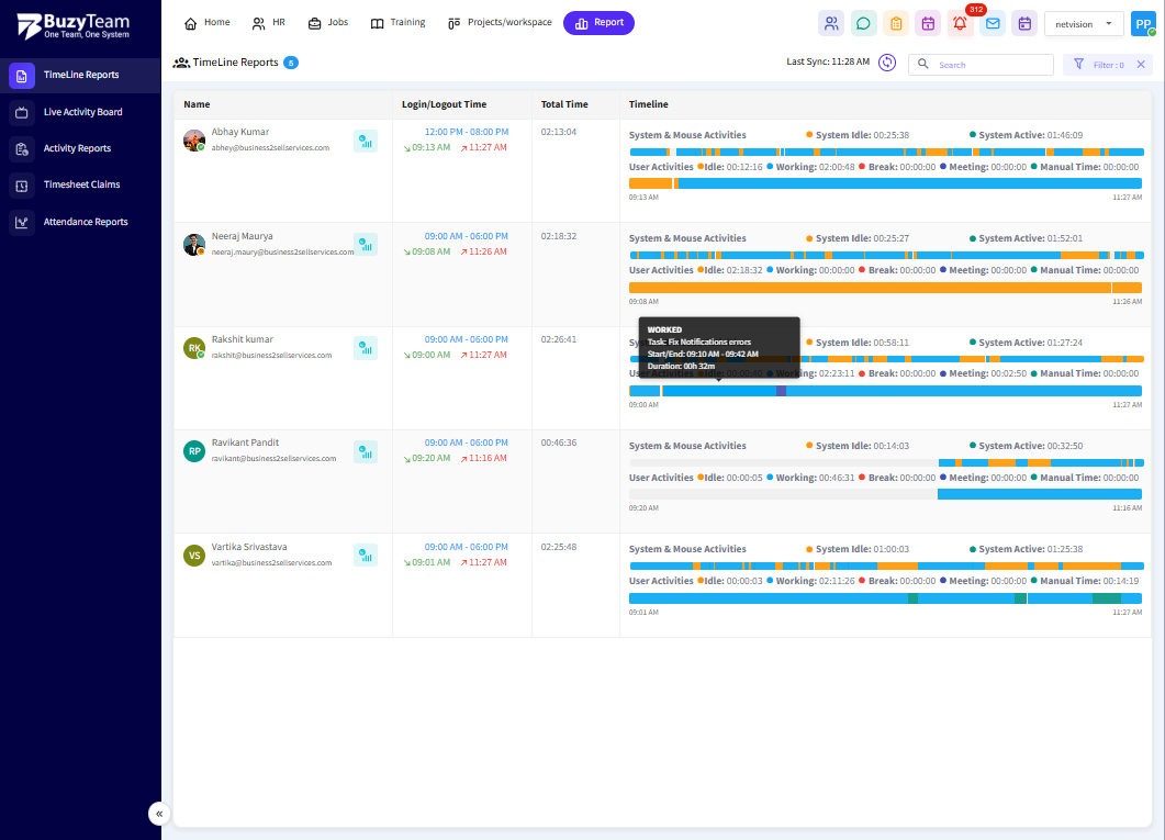 A. System & Mouse Activities