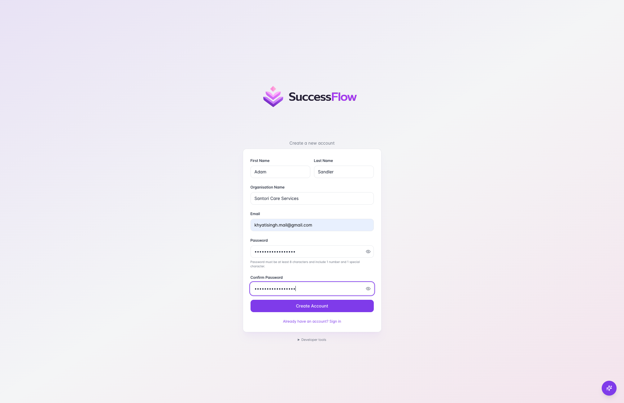 Fill in your details